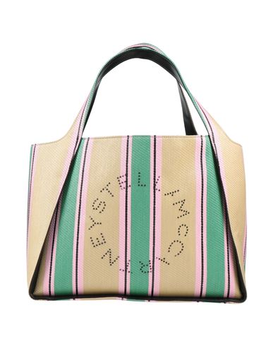 Shop Stella Mccartney Woman Handbag Green Size - Polyester, Polyamide, Cotton, Acrylic, Polyurethane