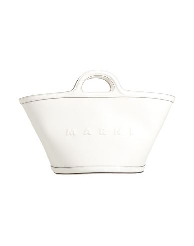 MARNI MARNI WOMAN HANDBAG OFF WHITE SIZE - SOFT LEATHER