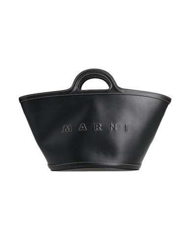 Shop Marni Woman Handbag Black Size - Soft Leather