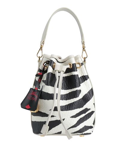 Shop Mcm Woman Handbag Light Grey Size - Soft Leather