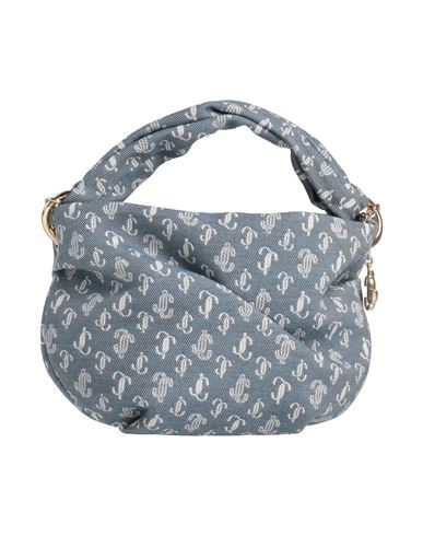 Jimmy Choo Woman Handbag Blue Size - Textile Fibers