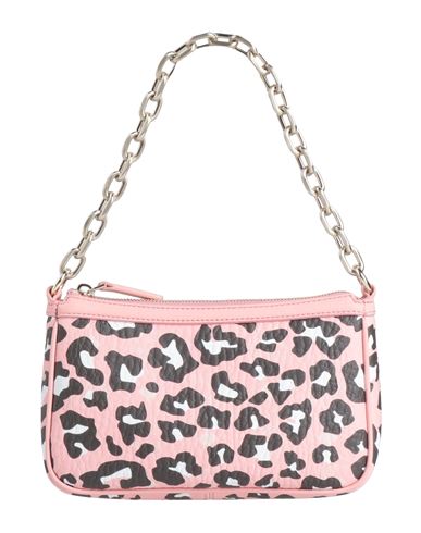 Shop Mcm Woman Handbag Pink Size - Soft Leather