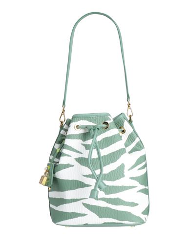 Mcm Woman Handbag Sage Green Size - Textile Fibers