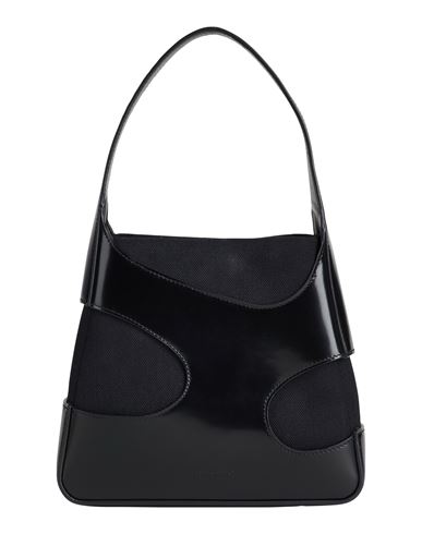Ferragamo Woman Handbag Black Size - Leather, Textile Fibers