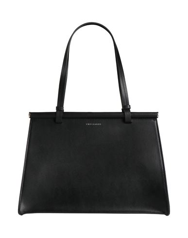 Trussardi Woman Handbag Black Size - Soft Leather