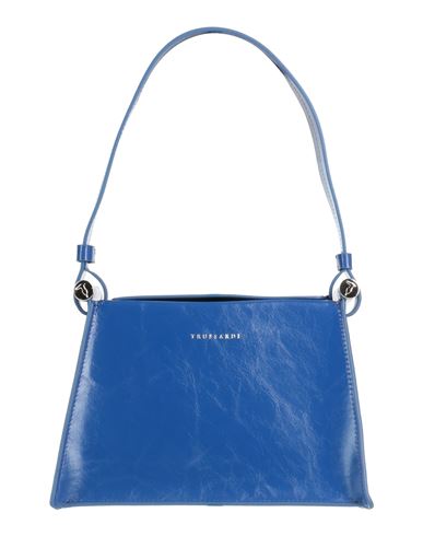 Trussardi Woman Handbag Bright Blue Size - Bovine Leather