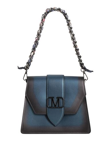Marc Ellis Woman Handbag Slate Blue Size - Soft Leather