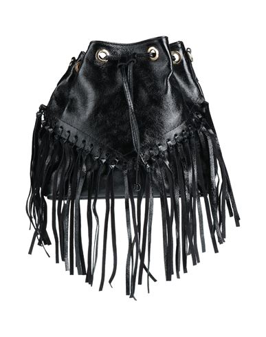Laura Di Maggio Woman Shoulder Bag Black Size - Soft Leather