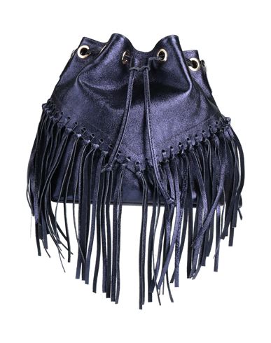 Laura Di Maggio Woman Shoulder Bag Purple Size - Soft Leather