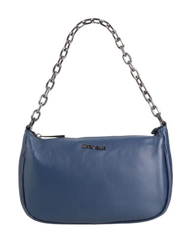 Marc Ellis Woman Handbag Navy Blue Size - Soft Leather