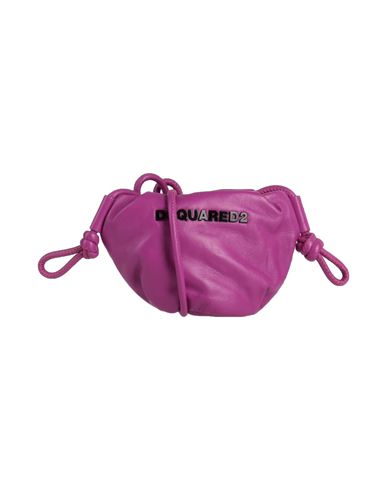 Dsquared2 Woman Cross-body Bag Magenta Size - Soft Leather In Purple