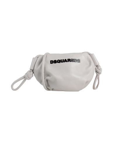 Dsquared2 Woman Cross-body Bag Light Grey Size - Soft Leather