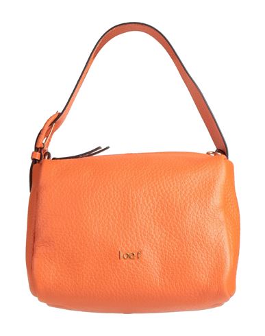 I Oe F Woman Handbag Orange Size - Soft Leather