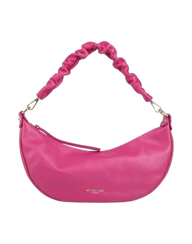 My-best Bags Woman Shoulder Bag Magenta Size - Soft Leather