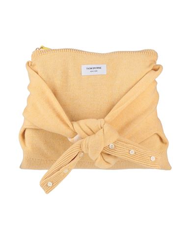 Thom Browne Woman Handbag Yellow Size - Merino Wool