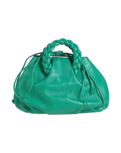 Hereu Woman Handbag Emerald Green Size - Leather