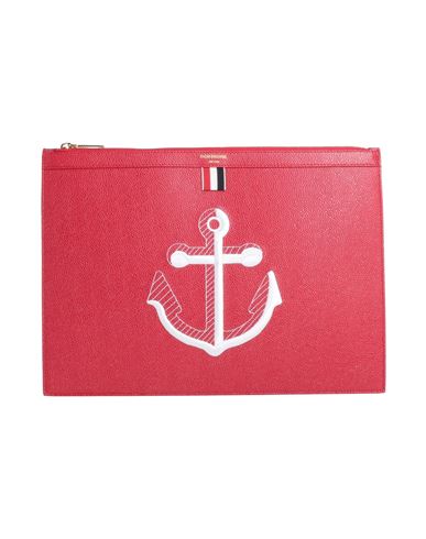 Thom Browne Woman Handbag Red Size - Soft Leather