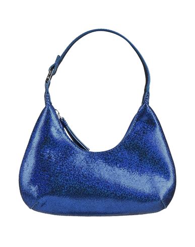 Shop By Far Woman Handbag Bright Blue Size - Goat Skin