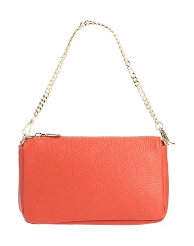 Laura Di Maggio Woman Handbag Orange Size - Soft Leather