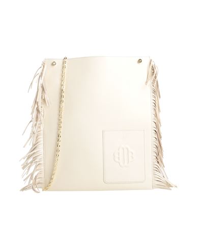 Maje Woman Cross-body Bag Ivory Size - Soft Leather In White