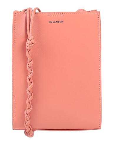 Shop Jil Sander Woman Cross-body Bag Pastel Pink Size - Soft Leather