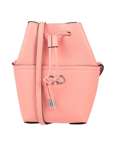 Ferragamo G. Soft Ds Woman Cross-body Bag Salmon Pink Size - Calfskin In Pink