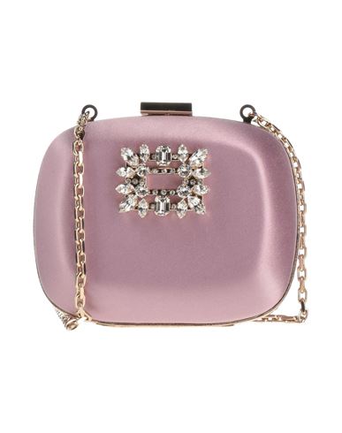 Roger Vivier Woman Cross-body Bag Light Purple Size - Textile Fibers In Purple