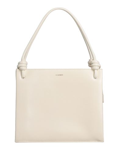 Jil Sander Woman Handbag Ivory Size - Calfskin In White