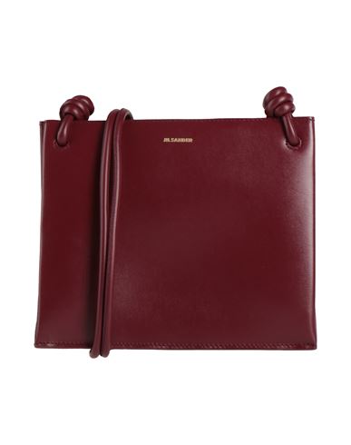 Jil Sander Woman Cross-body Bag Plum Size - Calfskin In Purple