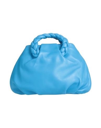 Hereu Woman Handbag Azure Size - Soft Leather In Blue