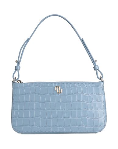 Maje Woman Handbag Light Blue Size - Soft Leather