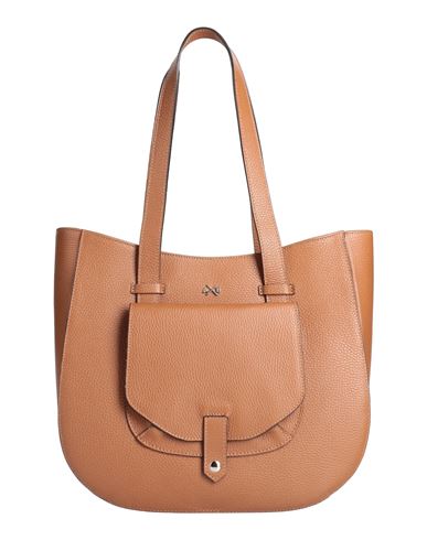 Ab Asia Bellucci Woman Handbag Brown Size - Soft Leather