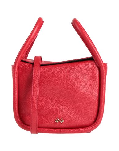 Ab Asia Bellucci Woman Handbag Red Size - Soft Leather