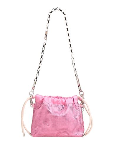 Shop N°21 Woman Shoulder Bag Fuchsia Size - Textile Fibers In Pink