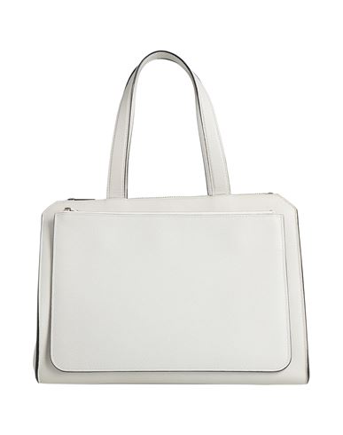 Valextra Woman Handbag Light Grey Size - Calfskin