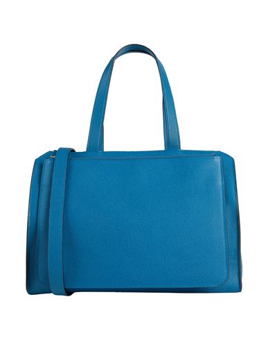 Valextra Woman Handbag Pastel Blue Size - Calfskin