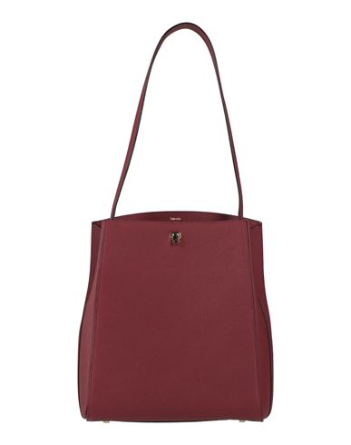 Valextra Woman Shoulder Bag Brick Size - Calfskin In Red