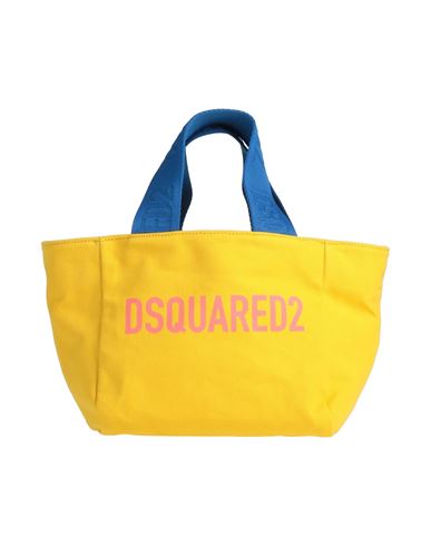 Dsquared2 Woman Handbag Ocher Size - Textile Fibers In Yellow