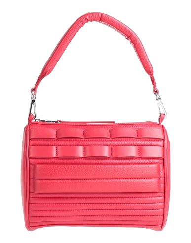Diesel Woman Handbag Red Size - Bovine Leather, Zinc Alloy In Pink