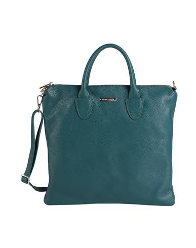 Tuscany Leather Woman Handbag Deep Jade Size - Soft Leather In Green