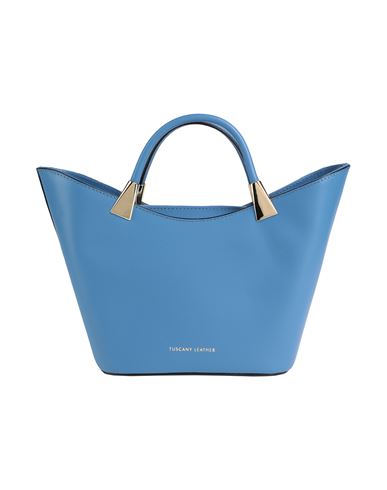 Tuscany Leather Woman Handbag Slate Blue Size - Soft Leather