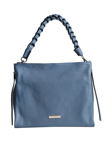 Tuscany Leather Woman Handbag Pastel Blue Size - Soft Leather