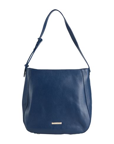Tuscany Leather Woman Shoulder Bag Blue Size - Soft Leather