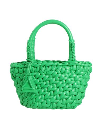 Shop Alanui Woman Handbag Green Size - Lambskin