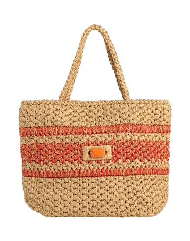 Boks & Baum Woman Handbag Orange Size - Textile Fibers