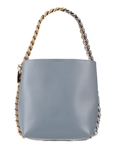 Stella Mccartney Woman Handbag Pastel Blue Size - Textile Fibers In Gray