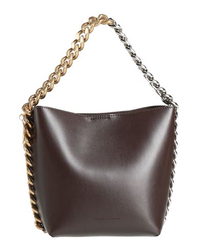 Stella Mccartney Woman Handbag Dark Brown Size - Textile Fibers