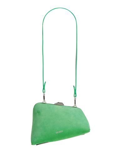 Attico The  Woman Shoulder Bag Light Green Size - Textile Fibers