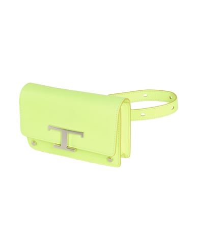 Tod's Woman Belt Bag Lime Green Size - Leather