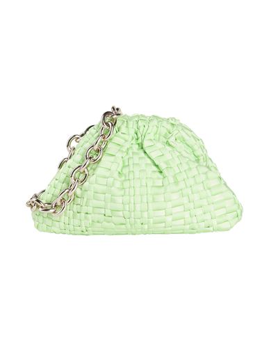 Maria La Rosa Woman Cross-body Bag Light Green Size - Polyester